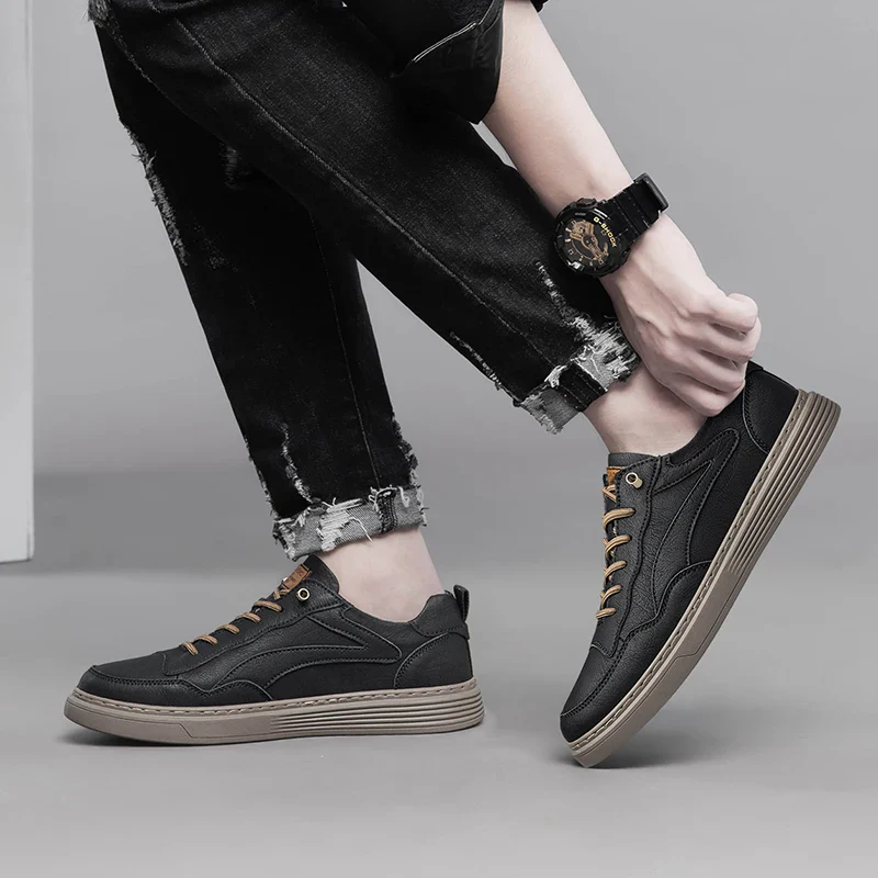 Ozgun Genuine Leather Sneakers