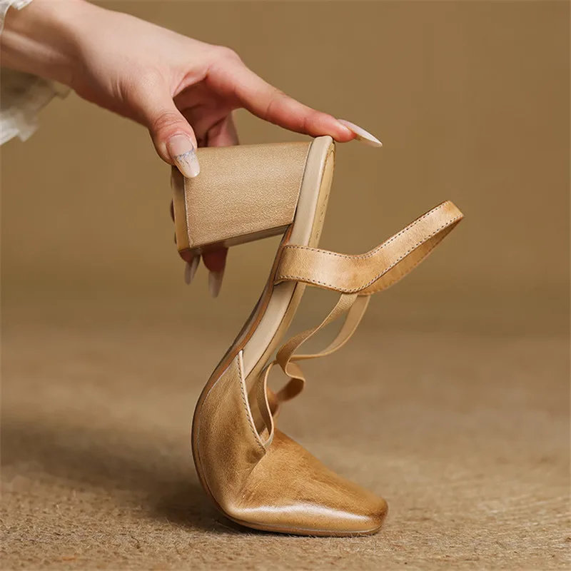 Petra Genuine Leather Heels