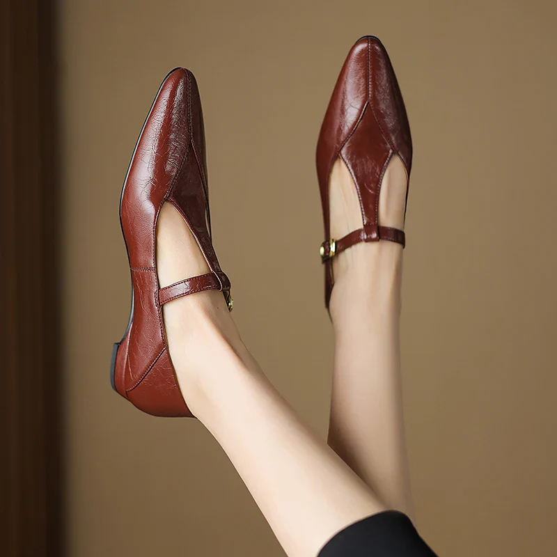 Biana Genuine Leather Heels