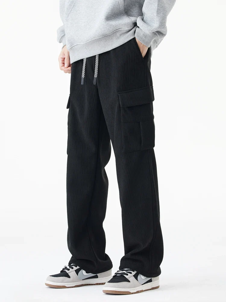 Corduroy Fleece-Lined Pants