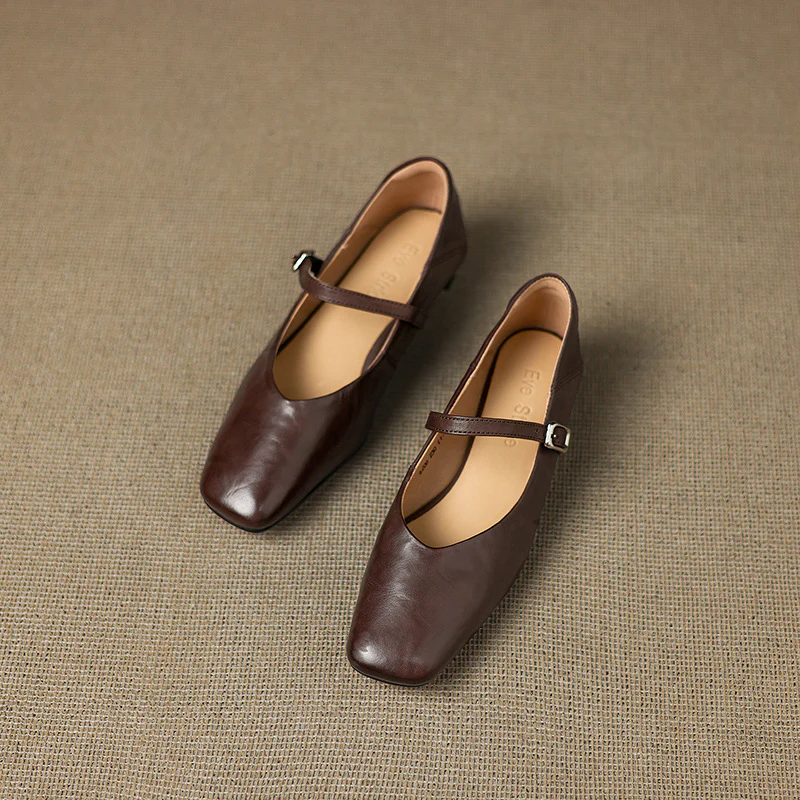 Ayra Genuine Leather Flats