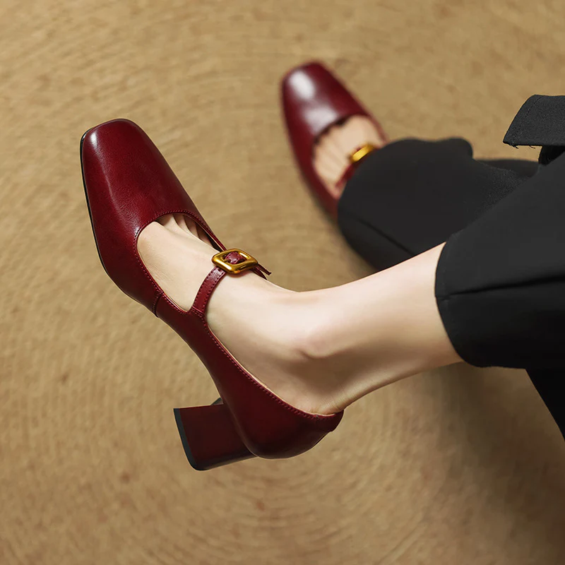 Olea Genuine Leather Heels