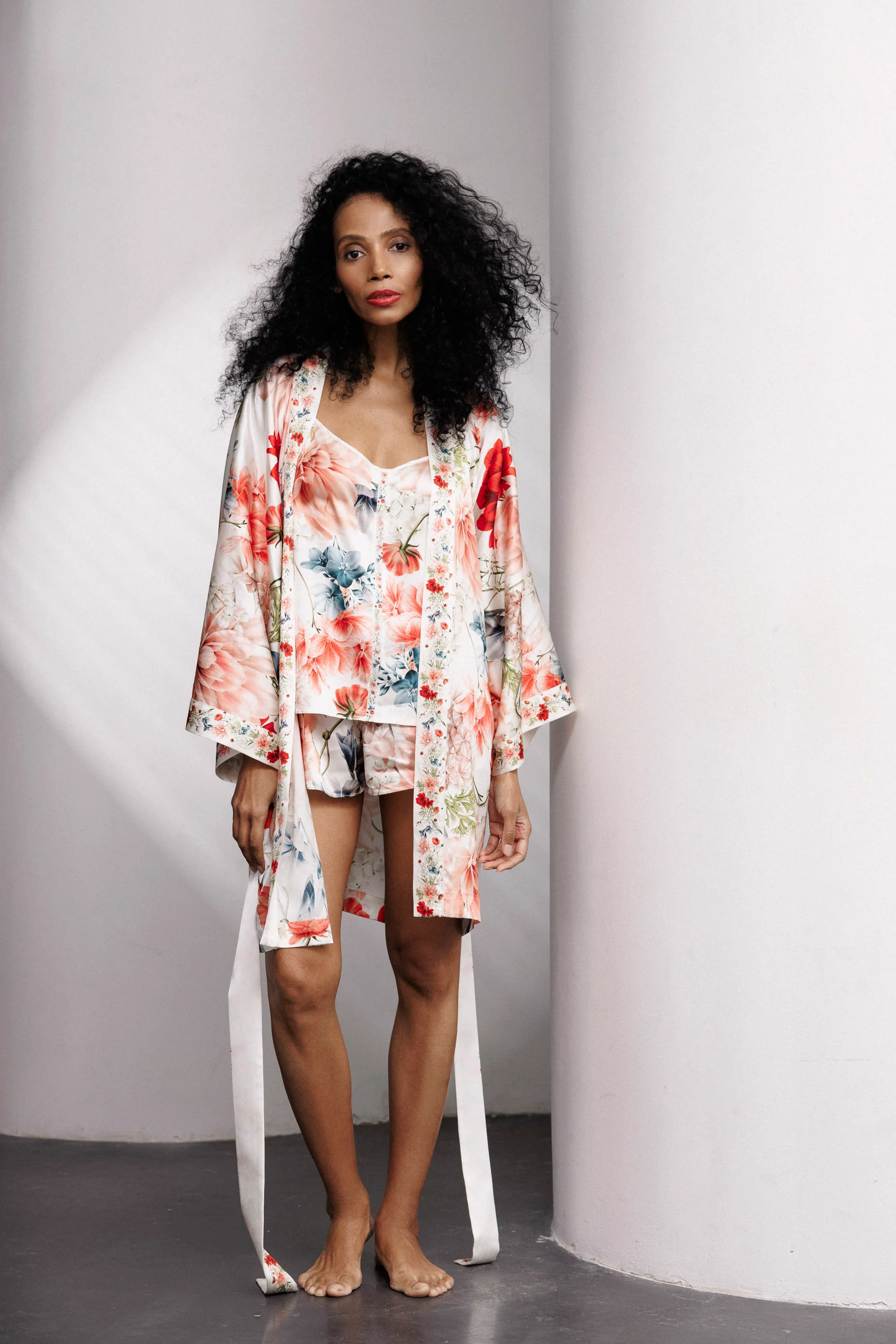 Blossom Serenity Short Robe