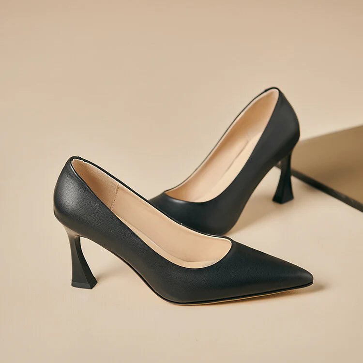 Lior Genuine Leather Heels