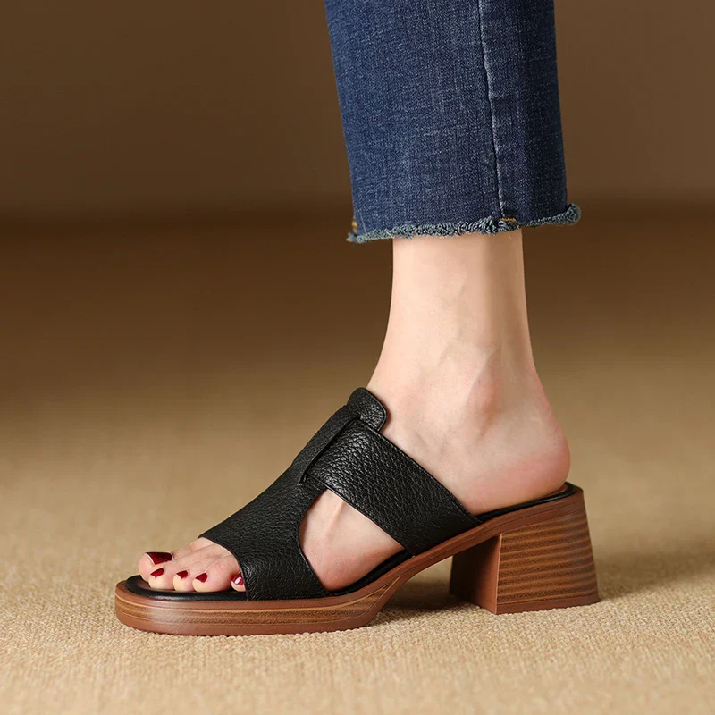 Enara Genuine Leather Sandals