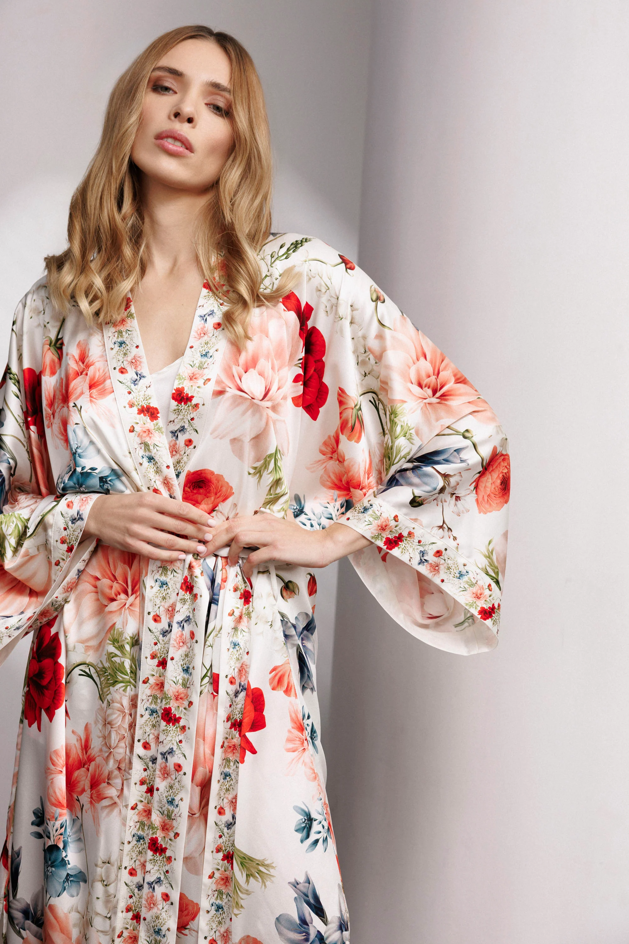Blossom Serenity Long Robe