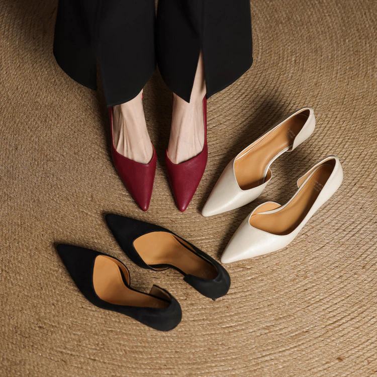 Nuva Genuine Leather Heels