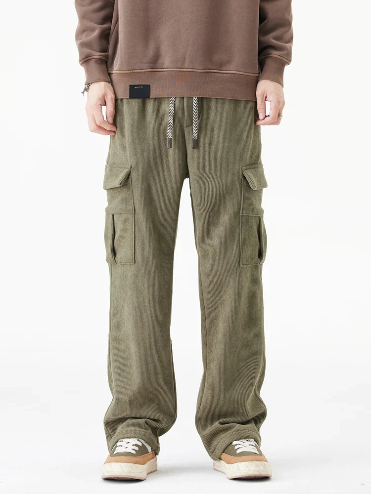 Corduroy Fleece-Lined Pants