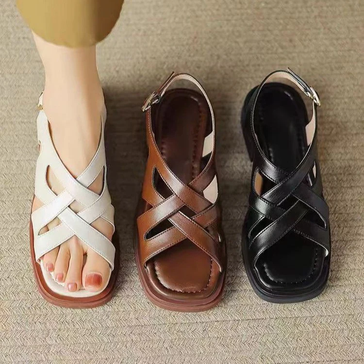 Monika Leather Sandals