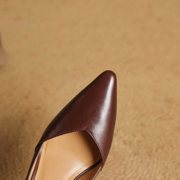 Zyne Genuine Leather Heels