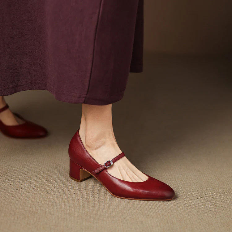 Cadrel Genuine Leather Pumps