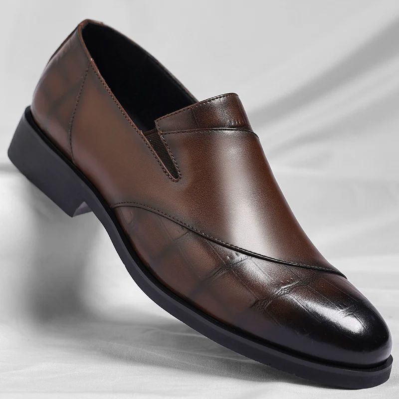 Lurex Leather Loafers