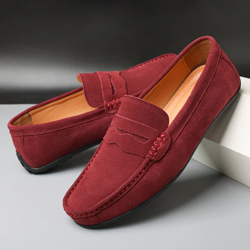Gildron Genuine Suede Loafers