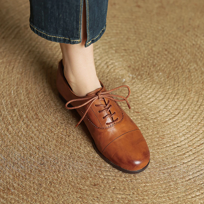 Delyra Genuine Leather Shoes