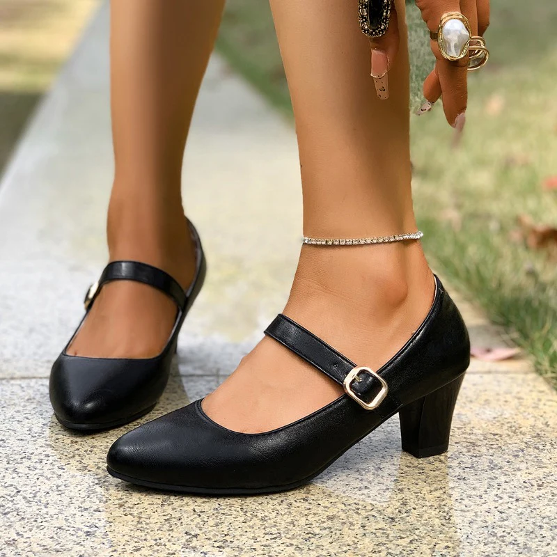 Rivona Leather Heels