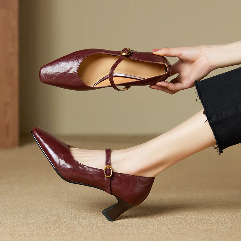 Estel Genuine Leather Heels