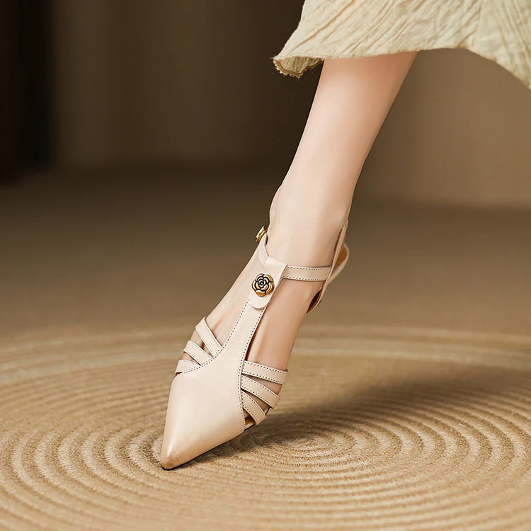 Viara Genuine Leather Heels