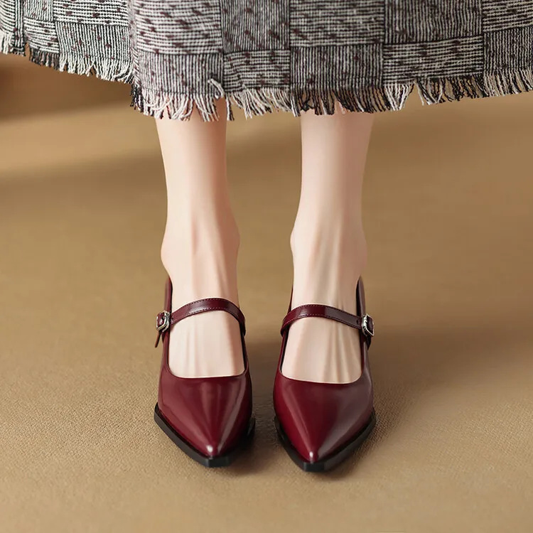 Allure Genuine Leather Heels