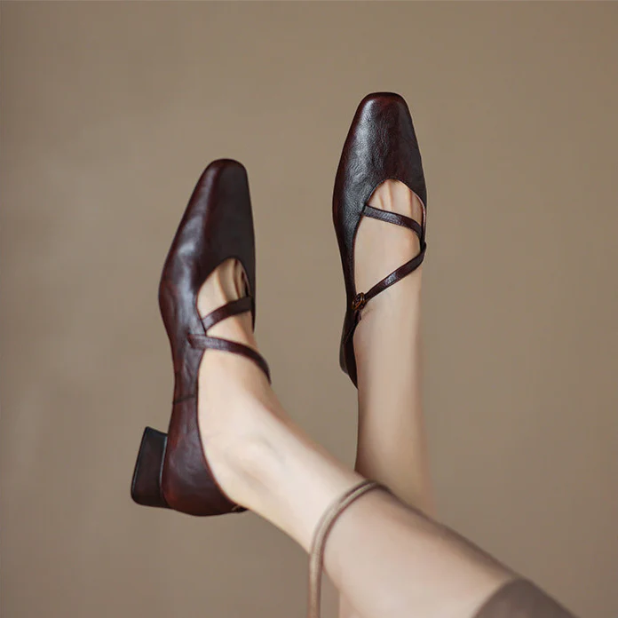 Evra Genuine Leather Heels