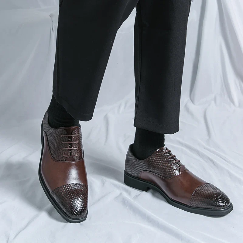 Slyther Genuine Leather Brogues