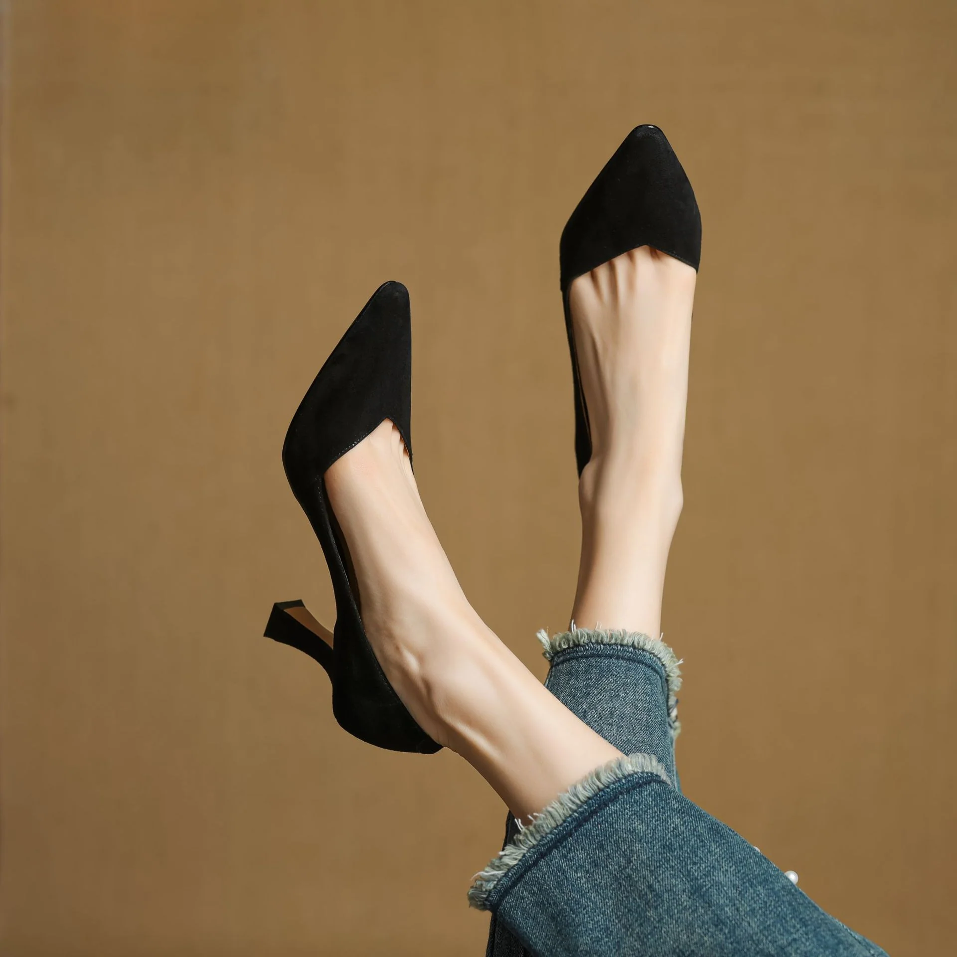 Zyne Genuine Leather Heels