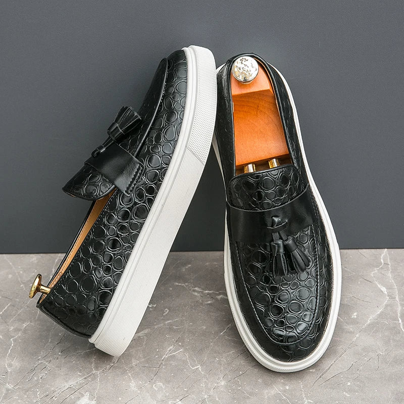 Tevan Leather Loafers