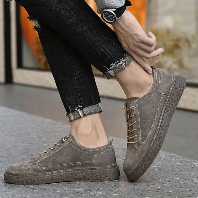 Zalver Genuine Suede Sneakers