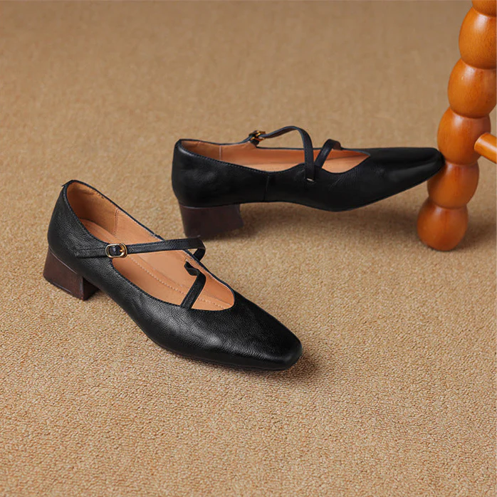 Evra Genuine Leather Heels