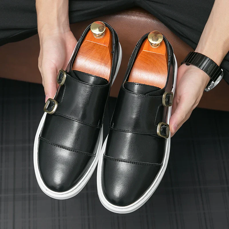 Zyden Genuine Leather Loafers