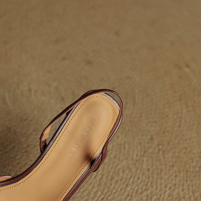 Elle Genuine Leather Heels