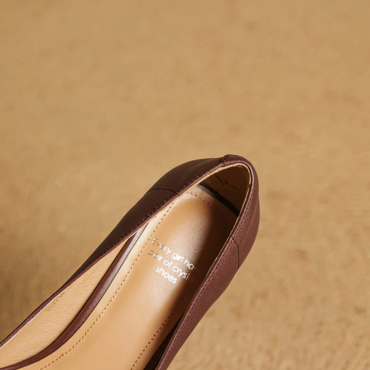 Zyne Genuine Leather Heels