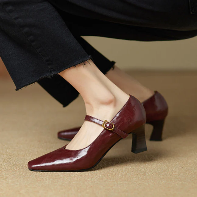 Estel Genuine Leather Heels