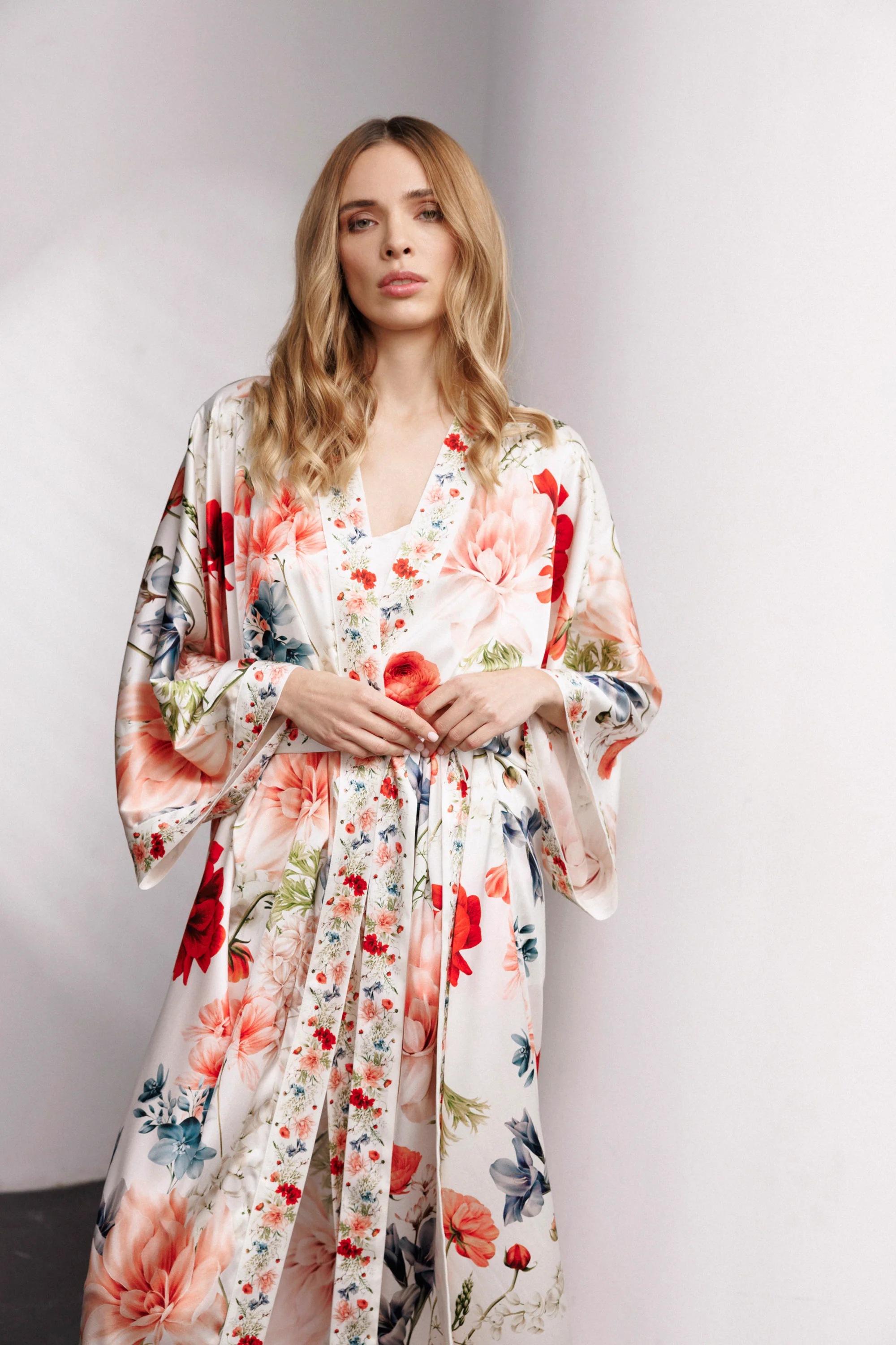 Blossom Serenity Long Robe