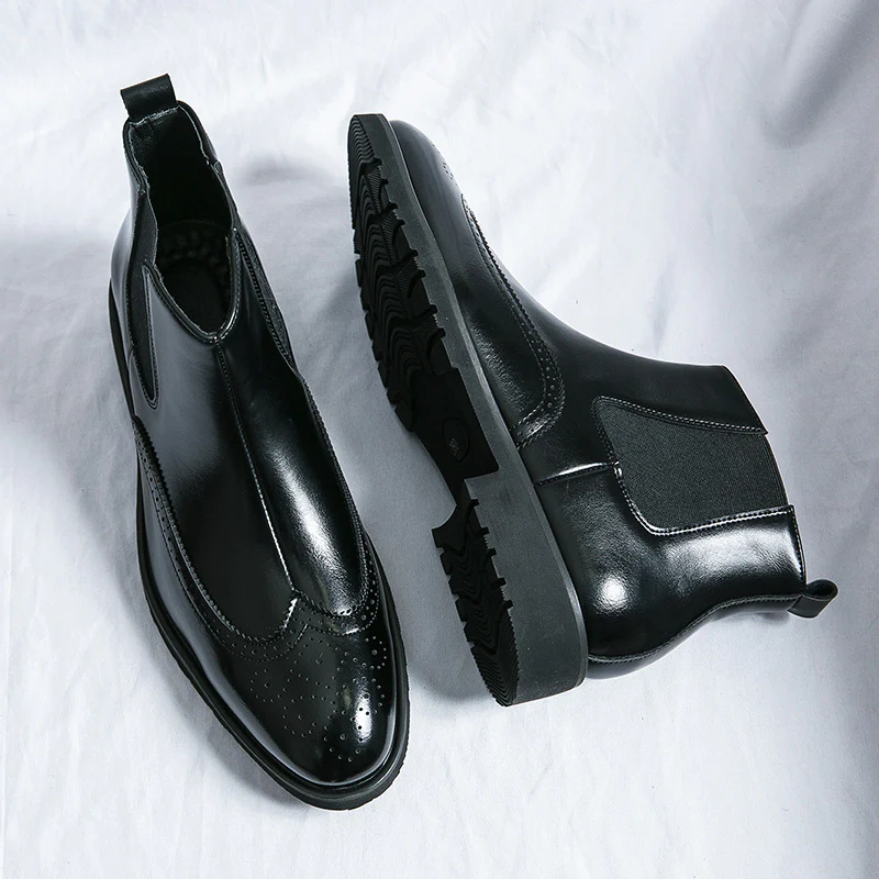 Chasis Genuine Leather Boots