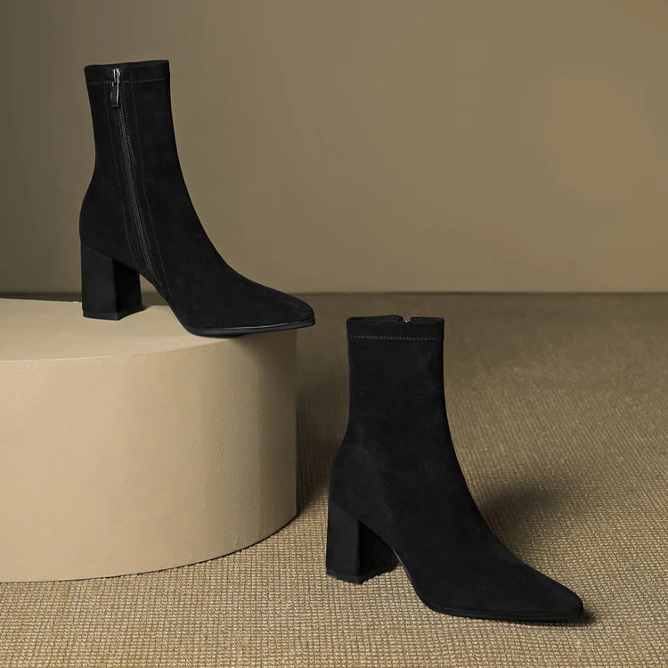 Alora Genuine Suede Boots