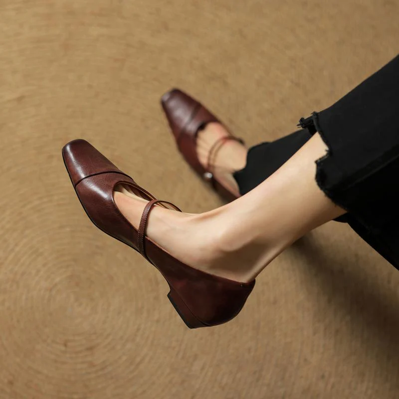 Velin Genuine Leather Pumps