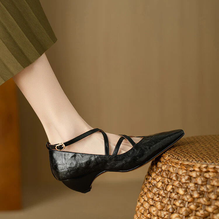 Lira Genuine Leather Heels