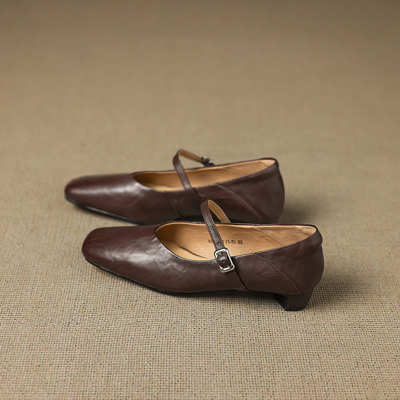 Ayra Genuine Leather Flats