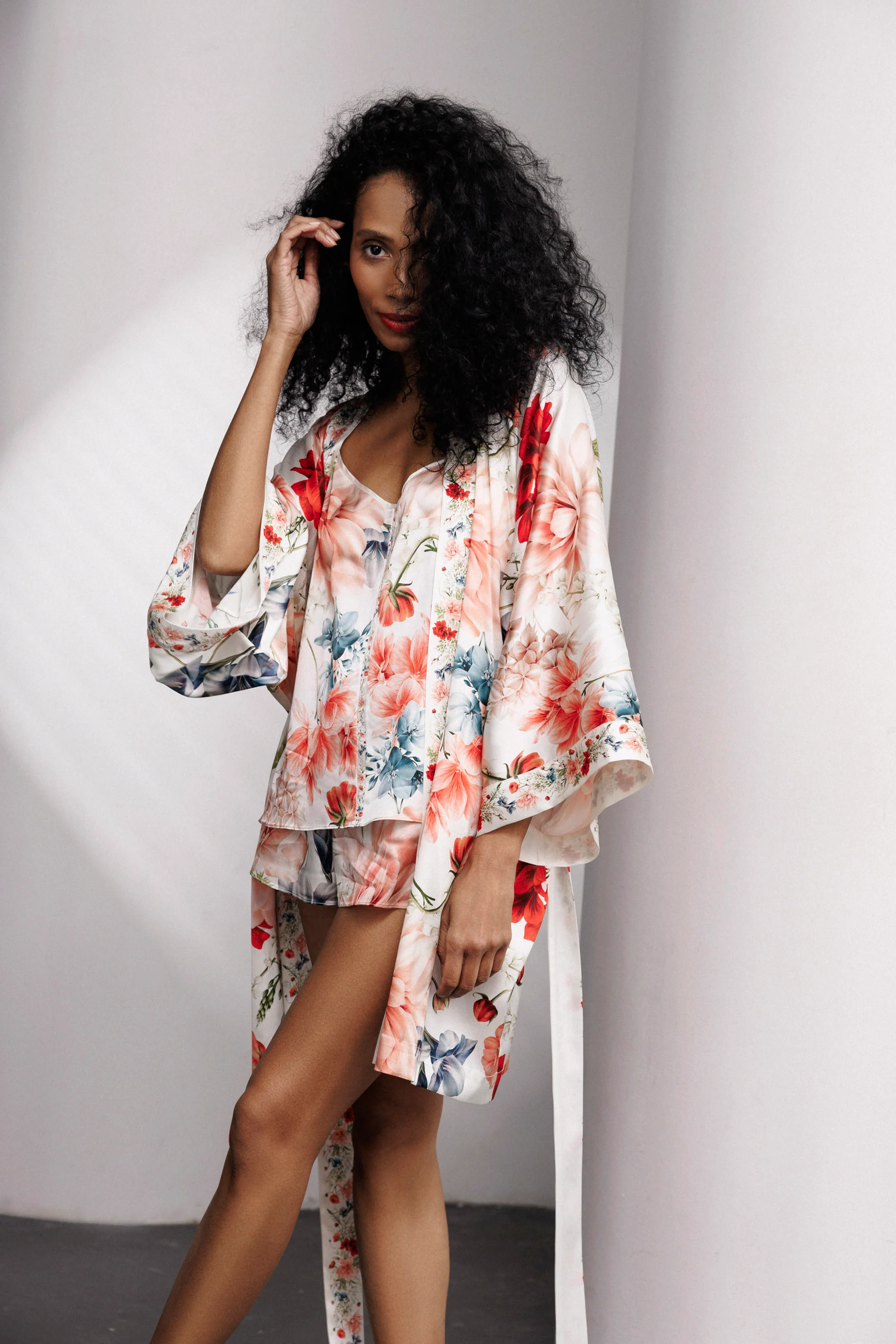 Blossom Serenity Short Robe