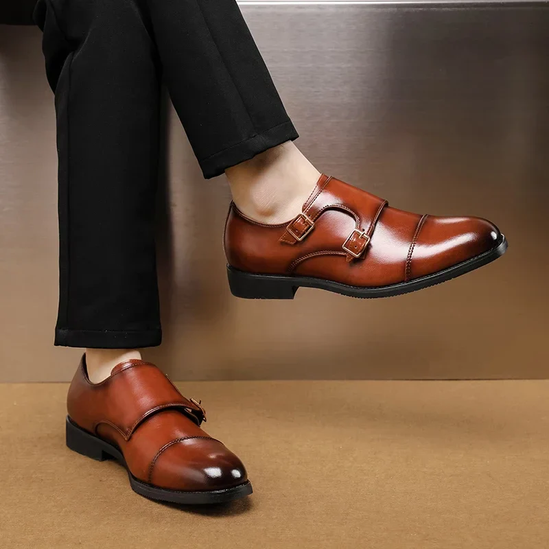 Grandeur Monk Strap Shoes