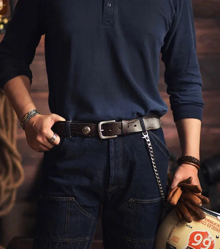 Zack Genuine Leather Belt