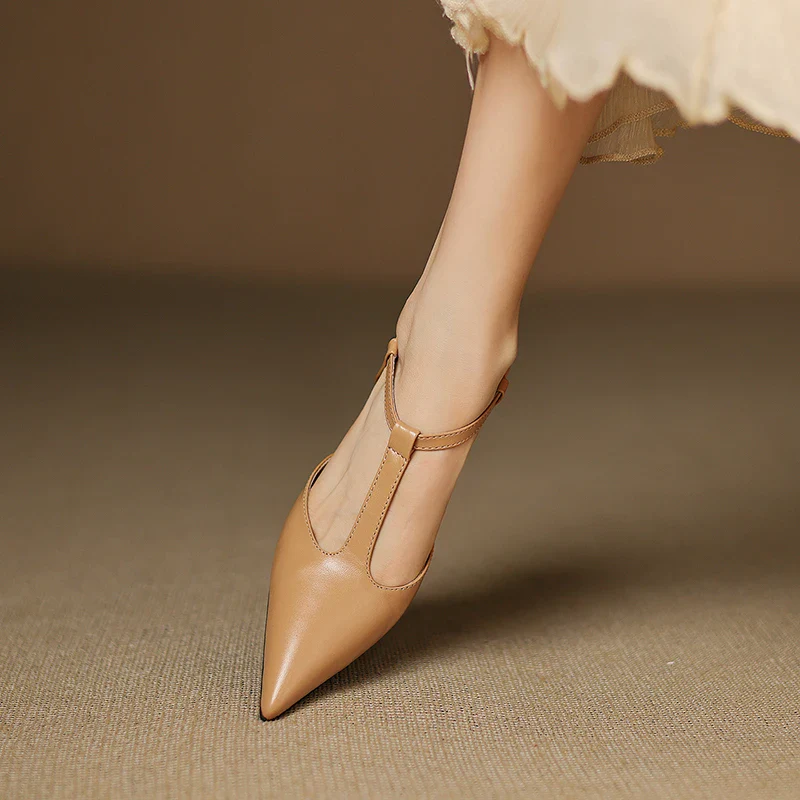 Serava Genuine Leather Heels