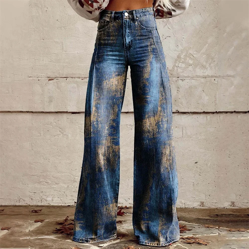 Zampa Printed Jeans
