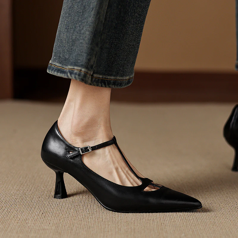 Marve Genuine Leather Pumps