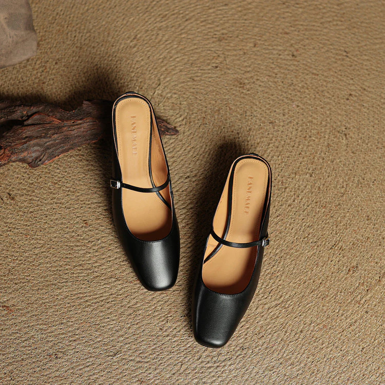 Esmer Genuine Leather Mules