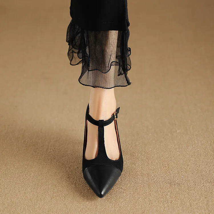 Vistra Leather Heels