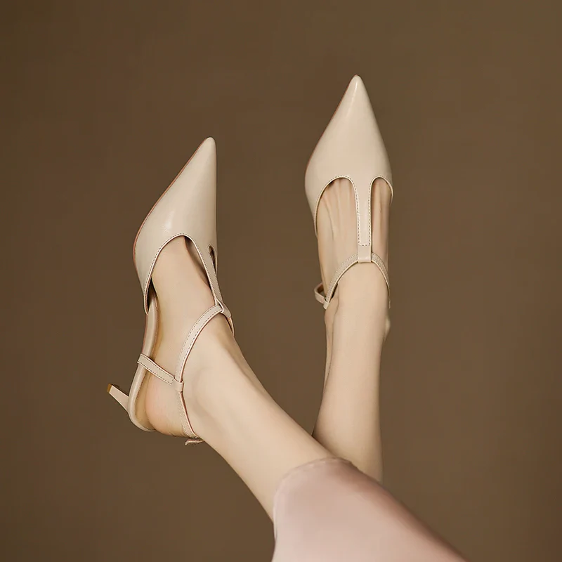 Serava Genuine Leather Heels