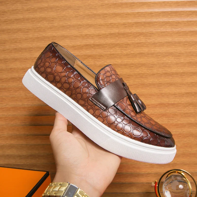 Tevan Leather Loafers