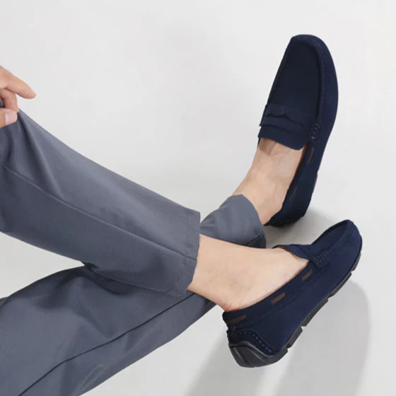 Fletro Genuine Suede Loafers