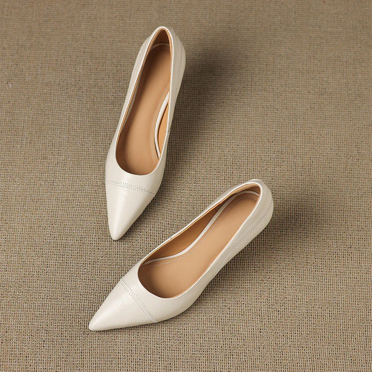 Elyra Genuine Leather Heels